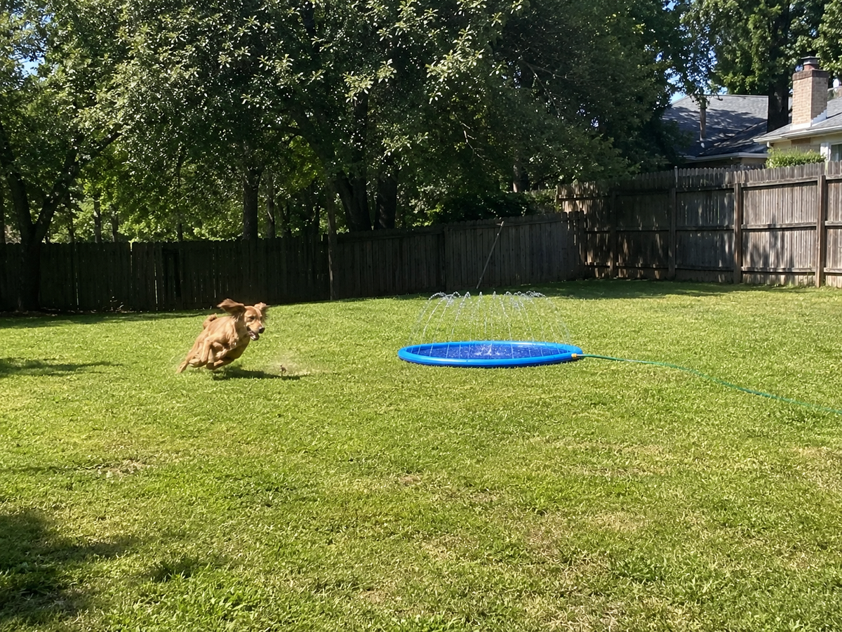Les zoomies ne posent plus problème quand ils se passent dehors
