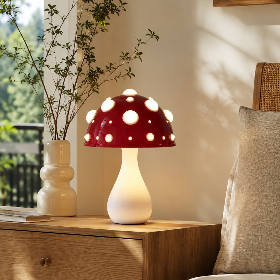 Designer Mushroom Table Lamp